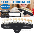 Teeth Whitening Bleaching Shade Chart 20 Colors Comparator